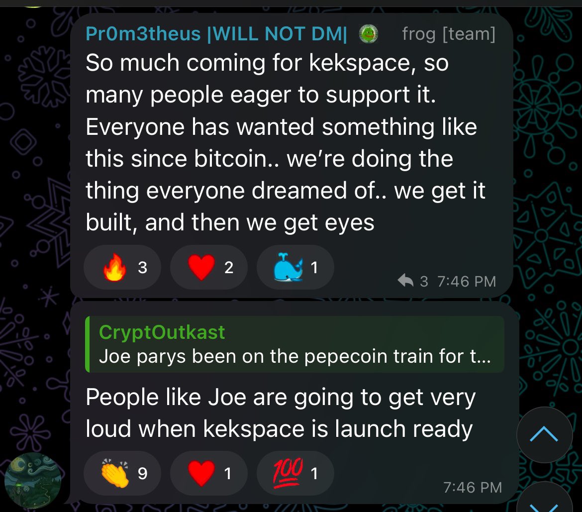 <a href="/pepecoins/">Pepecoin</a> are working on the improvements of the web3 gaming utility “KEKSPACE” (kek.space) and <a href="/getbasedai/">BasedAI</a> team are devving the  basedarena(basedarena.com) incorporating AI L1 layer with zk-LLM tech. 

Both projects will skyrocket in coming weeks!!