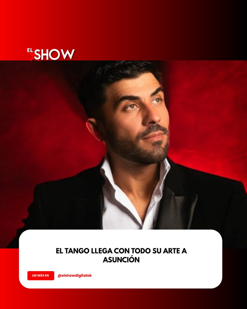 📌El campeón mundial de tango Max Van de Voorde se presentará el 11 de junio en “La Preferida”, junto a Laura Casco y Giselle Bogado. Una noche de danza, folclore y cena pensada para los amantes del arte y la cultura argentina.
#elshow #tangoargentino #UnAbrazoArgentino