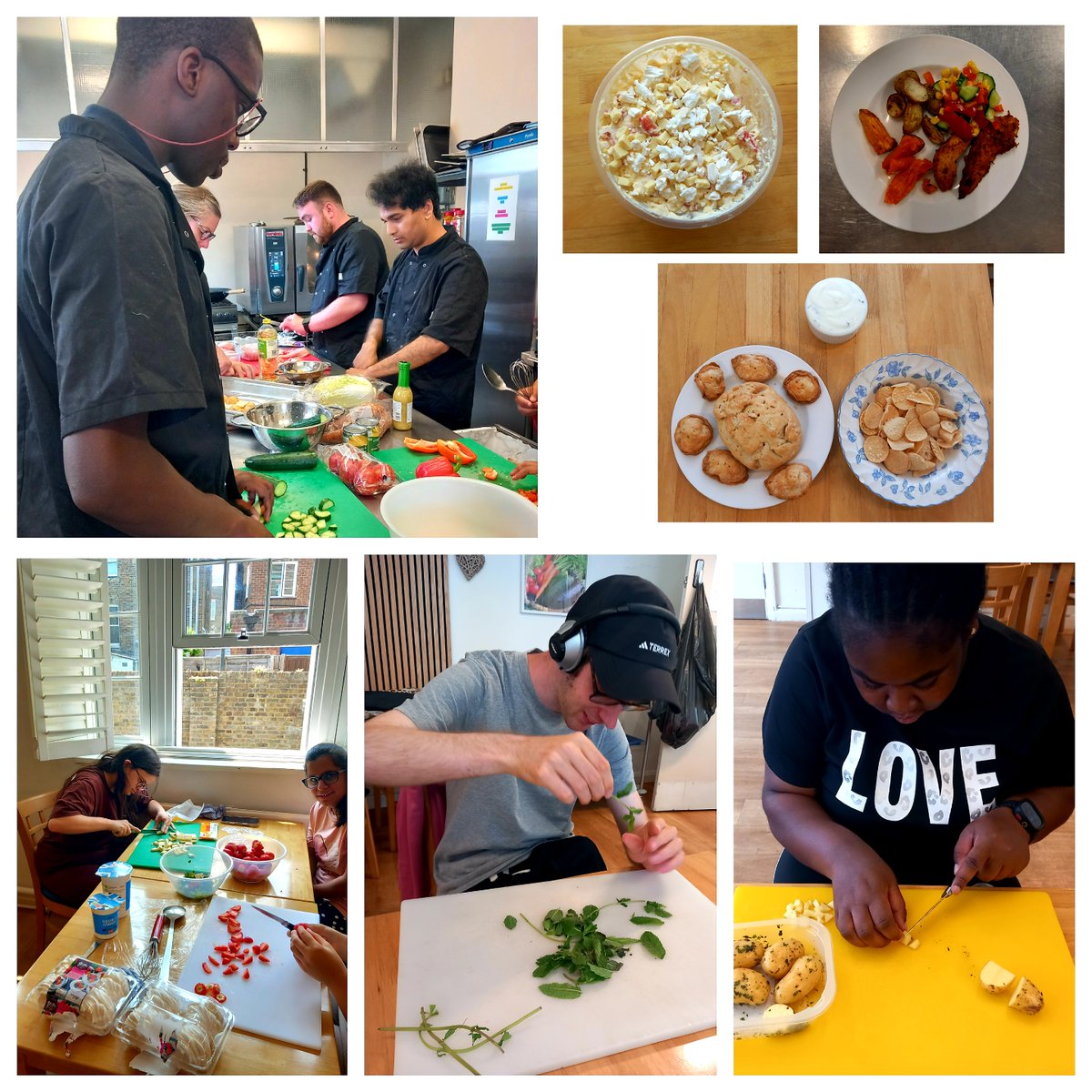 Giving Back Club. Today, the members  made a 3-course meal. It was a fun and social activity. The members had the opportunity to learn new recipes, cooking techniques &amp; even different cuisines. Great collaboration &amp; clear communication about tasks &amp; ingredients was showed🙌