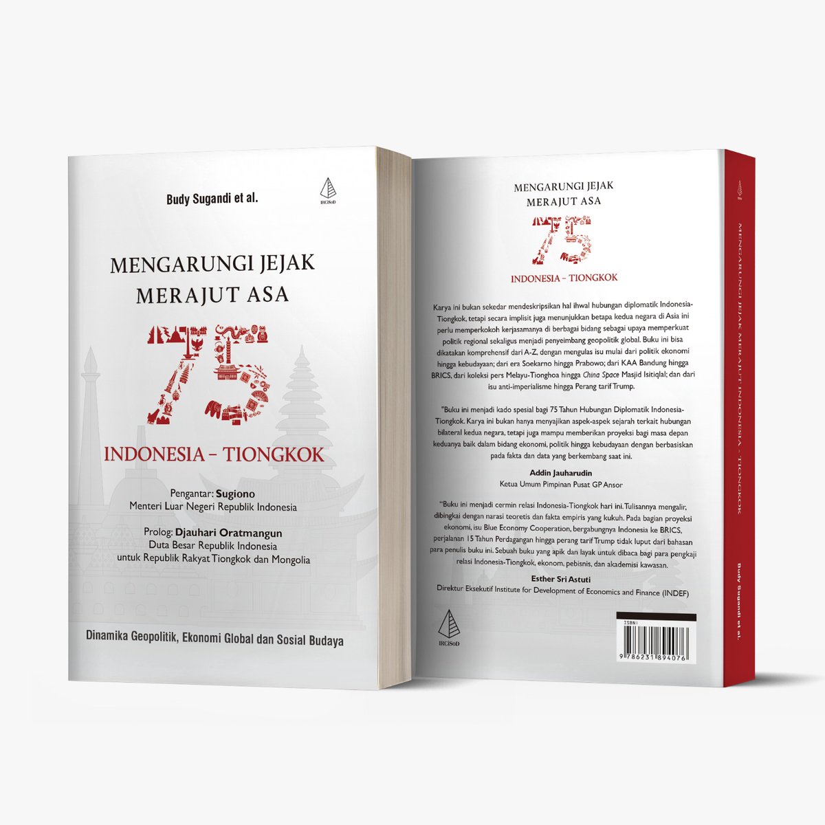 Alhamdulillah telah terbit kado kecil dari kami di momentum perayaan 75 Tahun Hubungan Diplomatik Indonesia - Tiongkok. Buku yg diberi pengantar oleh <a href="/Menlu_RI/">Menteri Luar Negeri Republik Indonesia</a> HE Sugiono ini mengulas dinamika geopolitik, ekonomi global &amp; sosial budaya. Smg manfaat.

<a href="/divapress01/">penerbit diva press</a> 
<a href="/ircisod/">Penerbit IRCiSoD</a>