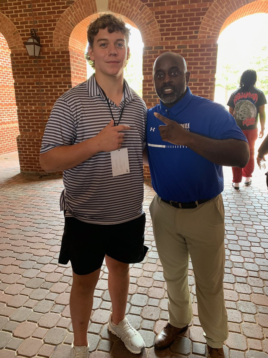 Parker Tarantino (@parktarantino) on Twitter photo Thank You <a href="/cnu_football/">CNU Football</a> for having me down at Junior Day today, Had a great time today! Also thank you <a href="/CoachSmitty25/">Craig Smith II</a> for talking with me today!!
<a href="/MidloFBRecruit/">Midlothian Trojan Football Recruiting</a> Thank You <a href="/cnu_football/">CNU Football</a> for having me down at Junior Day today, Had a great time today! Also thank you <a href="/CoachSmitty25/">Craig Smith II</a> for talking with me today!!
<a href="/MidloFBRecruit/">Midlothian Trojan Football Recruiting</a>