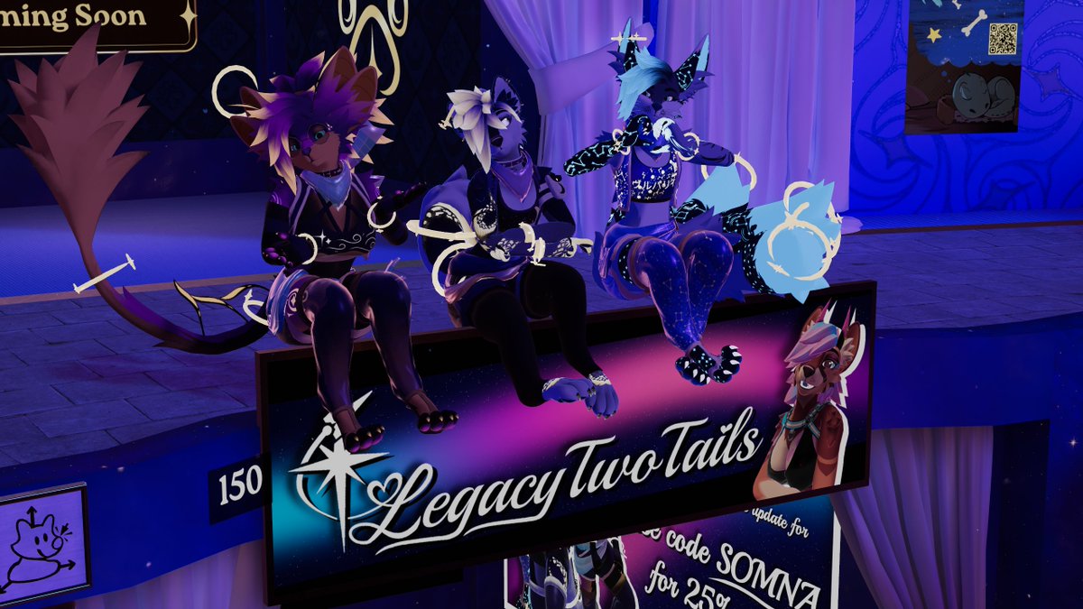 LegacyTwoTails's tweet image. Furality Somna is here! And with that a brand new update for all my current avatars! 

Both my Fennix and Vulparii have received massive updates, but on top of that, a new outfit has dropped! 

The Daydreamer Outfit is available now for all of my avatars! 

#VRChat