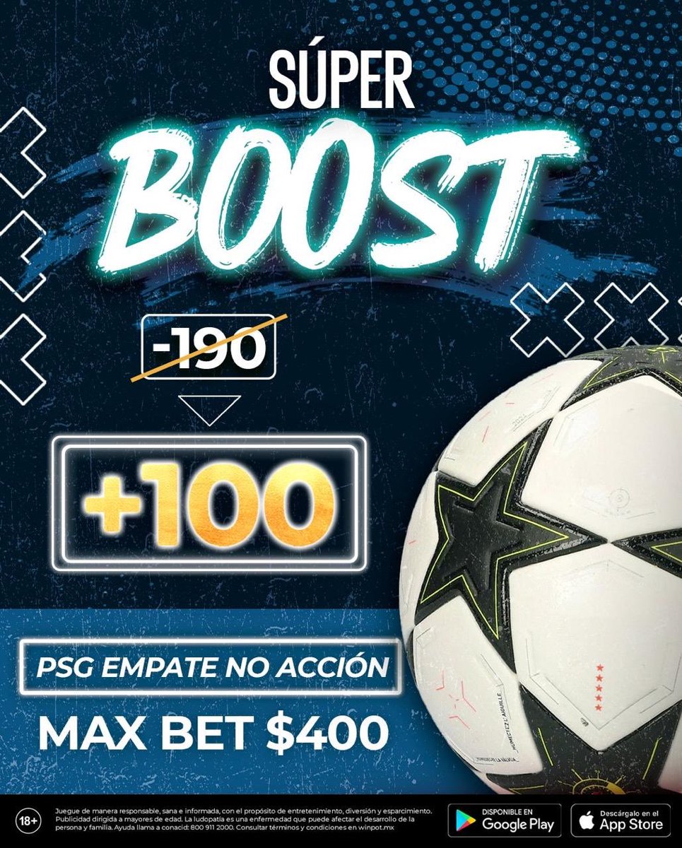 El tío <a href="/SportWinpot/">WinpotSport</a> se puso guapo y nos regala otro súper boost 

¿Quieres 500 para apostar?, regístrate aquí          

winpot.me/parlaymamalon                                           

Deposita y recibe el 100% de tu depósito totalmente gratis, hasta $3000.00.

El PSG no