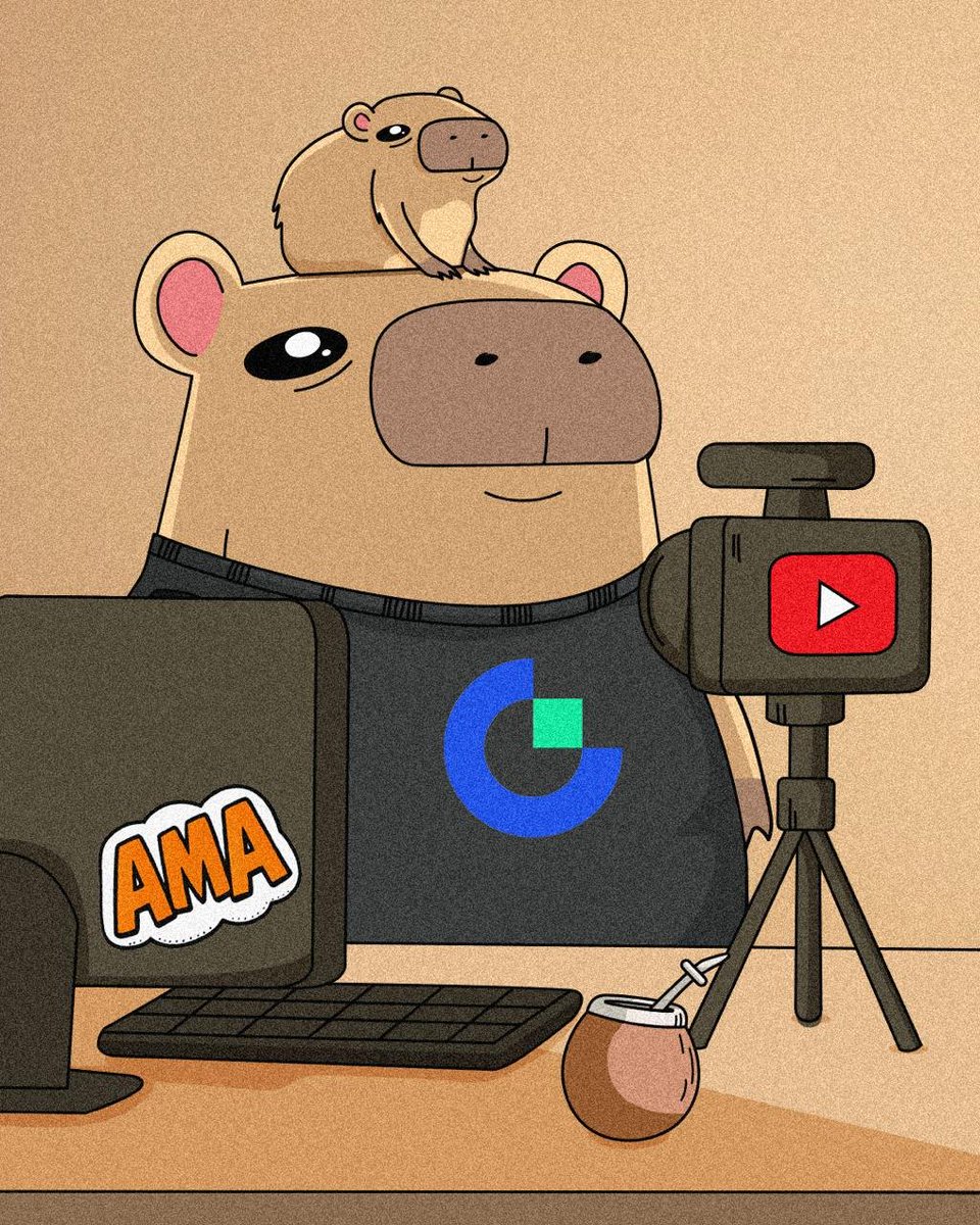 We have another exciting $CAPY AMA to announce! 

We will be hanging out with @gate_io on Monday at 18:00 UTC! 

Stay tuned for more details!