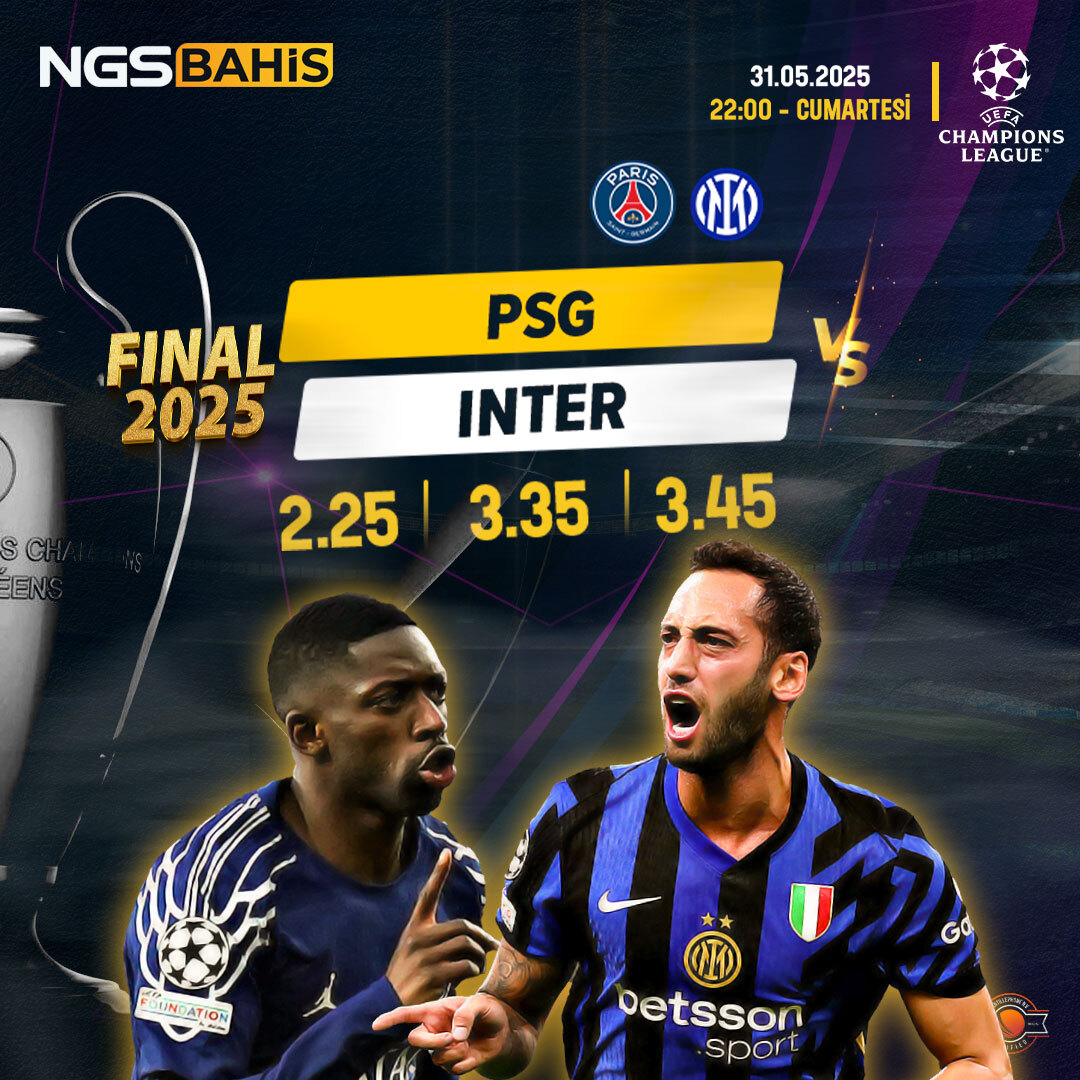Şampiyonlar Ligi'nde 2024/25 sezonununun şampiyonu dev bir finalle belli oluyor.

⌚️22:00
NGSBAHİS Giriş📲t2m.io/NGTW

#UCL