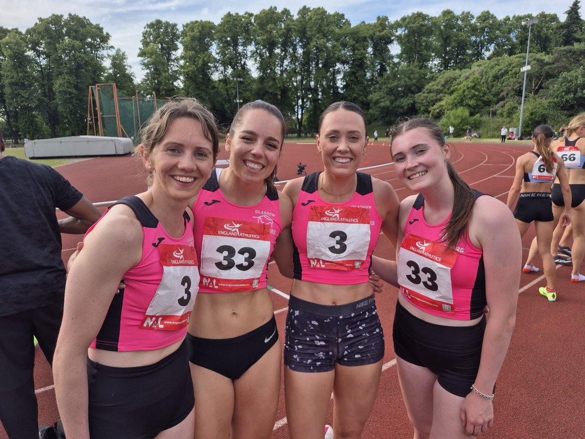 glasgow_jaguars's tweet image. Another team record falls @glasgow_jaguars Kath, Kelly, Mhairi, Annie 3.44.15
@Nat_Ath_League @JomaSportUK @scotathletics