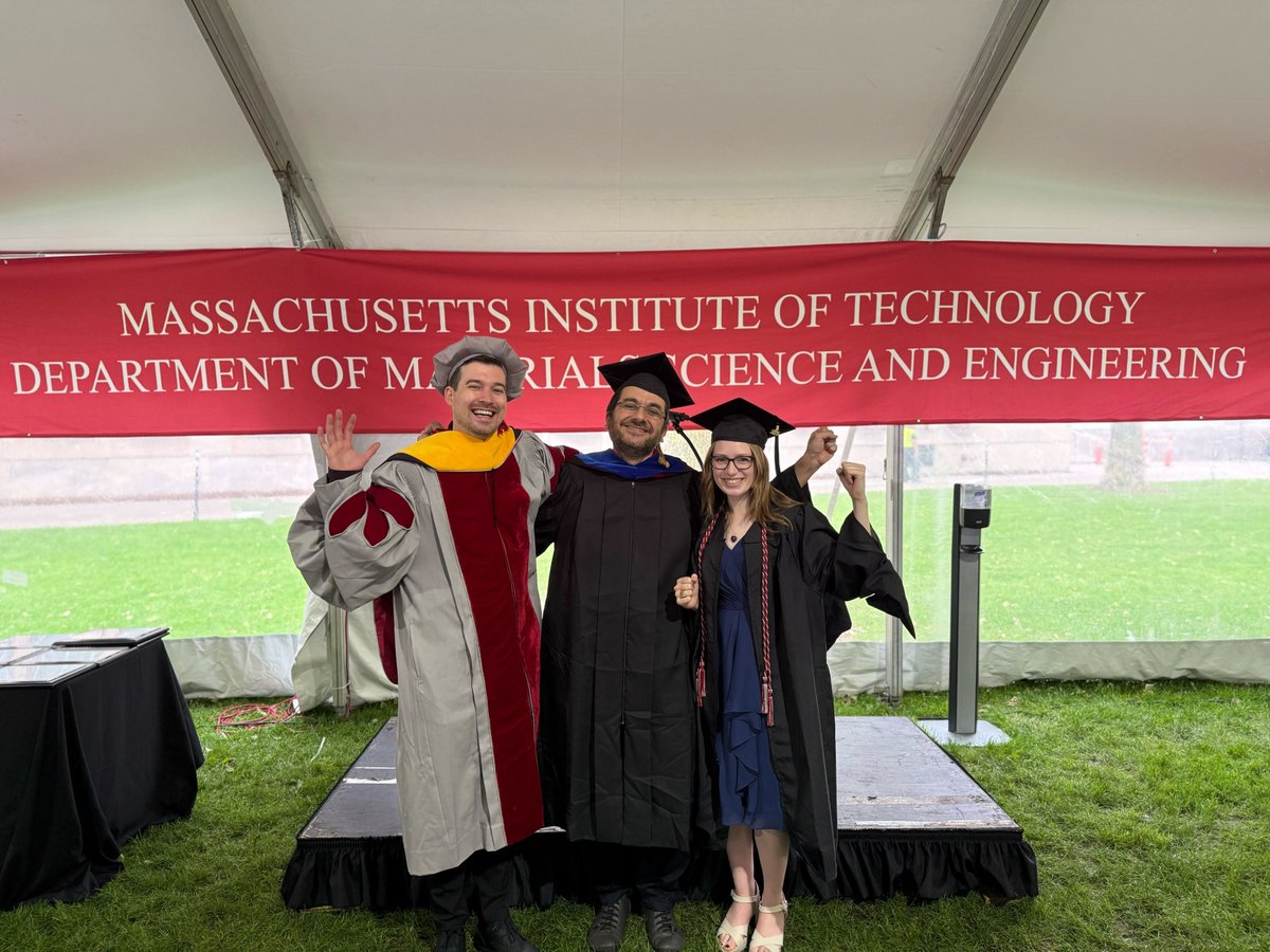 Cem Tasan (@tasangroupmit) on Twitter photo Nothing beats the graduation! So very proud of our graduates Julian Rackwitz and Megan Cooper! <a href="/MIT/">Massachusetts Institute of Technology (MIT)</a>commencement
@MIT
<a href="/mit_dmse/">DMSE at MIT</a> Nothing beats the graduation! So very proud of our graduates Julian Rackwitz and Megan Cooper! <a href="/MIT/">Massachusetts Institute of Technology (MIT)</a>commencement
@MIT
<a href="/mit_dmse/">DMSE at MIT</a>