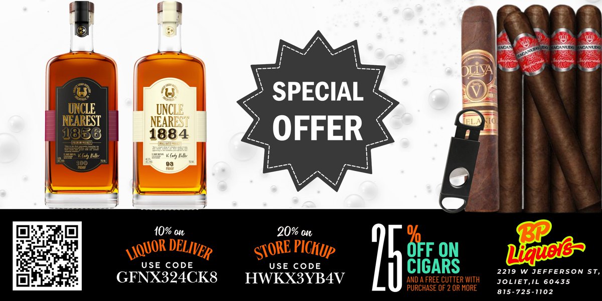 BpRxDME's tweet photo. Indulge in luxury at BP RX&amp;DME! 🎉 Premium liquor &amp; fine cigars await. Elevate your moments with top selections. Cheers to quality!🥂

 📞 +1 (815) 725-1102
📧  dmebasingers1@gmail.com
🌐  https://t.co/nWLoWgxN3g
📍  2219 w jefferson st, Joliet, IL 60435

#ilpharmacy #BPRXDME https://t.co/qYpaC7UB3Y