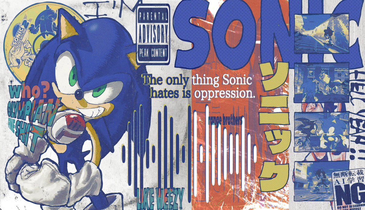 I'M SONIC. #SonicTheHedgehog #ソニック