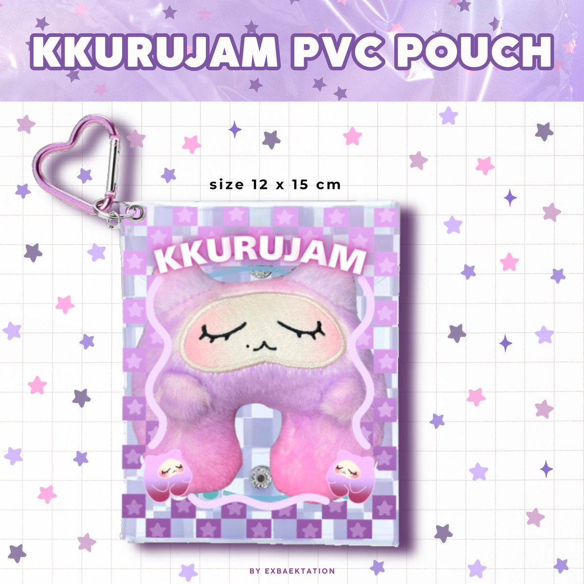 ( rts &amp; likes are very appreciated )

FAST PO PVC POUCH FOR KKURU JAM♡!
📆 31 may – 2 june
🌐 WW GO pls dm
🖇 details on form

pre order here : ⤵
bit.ly/kkurujamhouse