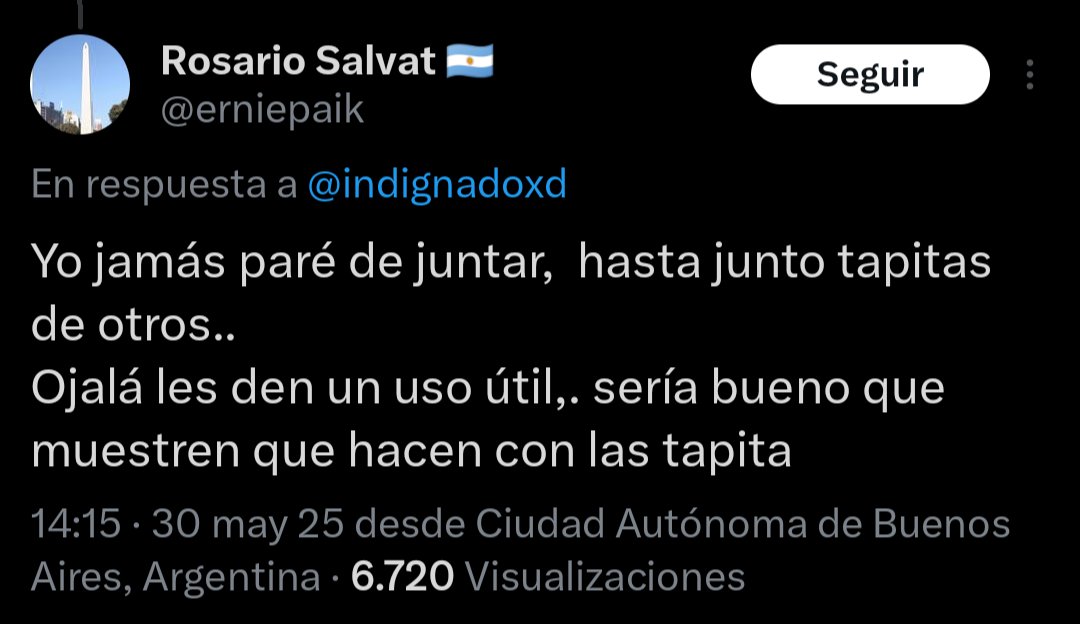 Uno cree que puede construir una Patria con humanidad y consciencia social mientas del otro lado hay gente que le pide al Garrahan que muestre qué hace con sus tapitas, hay que auditar las tapitas Y SI HACEN NEGOCIOS TURBIOS CON MIS TAPITAS??? 😡😡😡