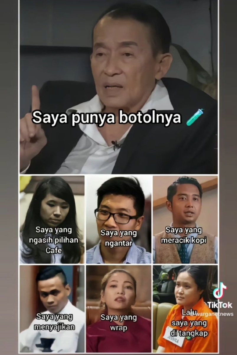 Fakta dibalik kasus Kopi Sianida‼️

Jessica jadi kambing hitamnya padahal yang buat kopi dan waitersnya cuma jadi saksi...
