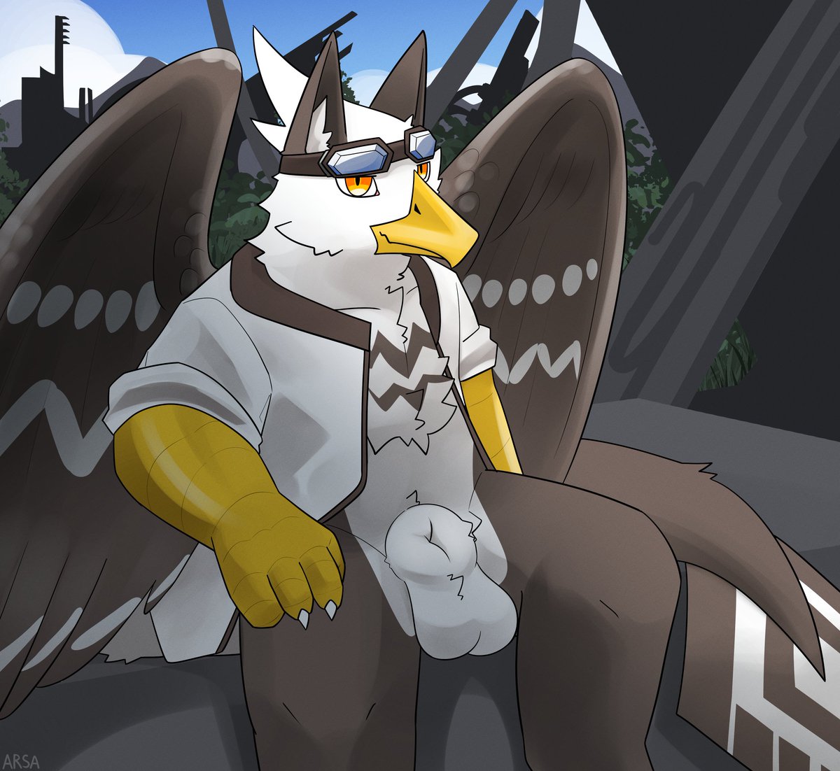 1/9
Mono is a griffin from the world of Lenomos, and an archaeologist studying the ancient Latera civilization🦅