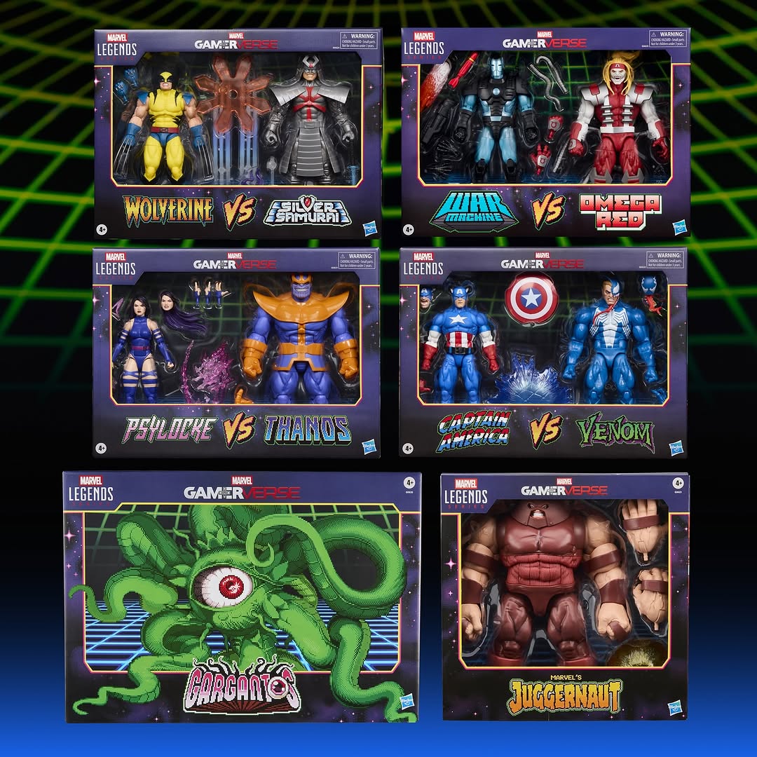 Fighters_Gen's tweet image. 🔥 Hasbro announced a new line of Marvel Legends Gamerverse figures inspired by Marvel vs. Capcom! ✨️ Pre-orders go live June - July 2025. These look amazing! 🤯 Which ones are you getting? #marvel #hasbro #mvc2 #fgc