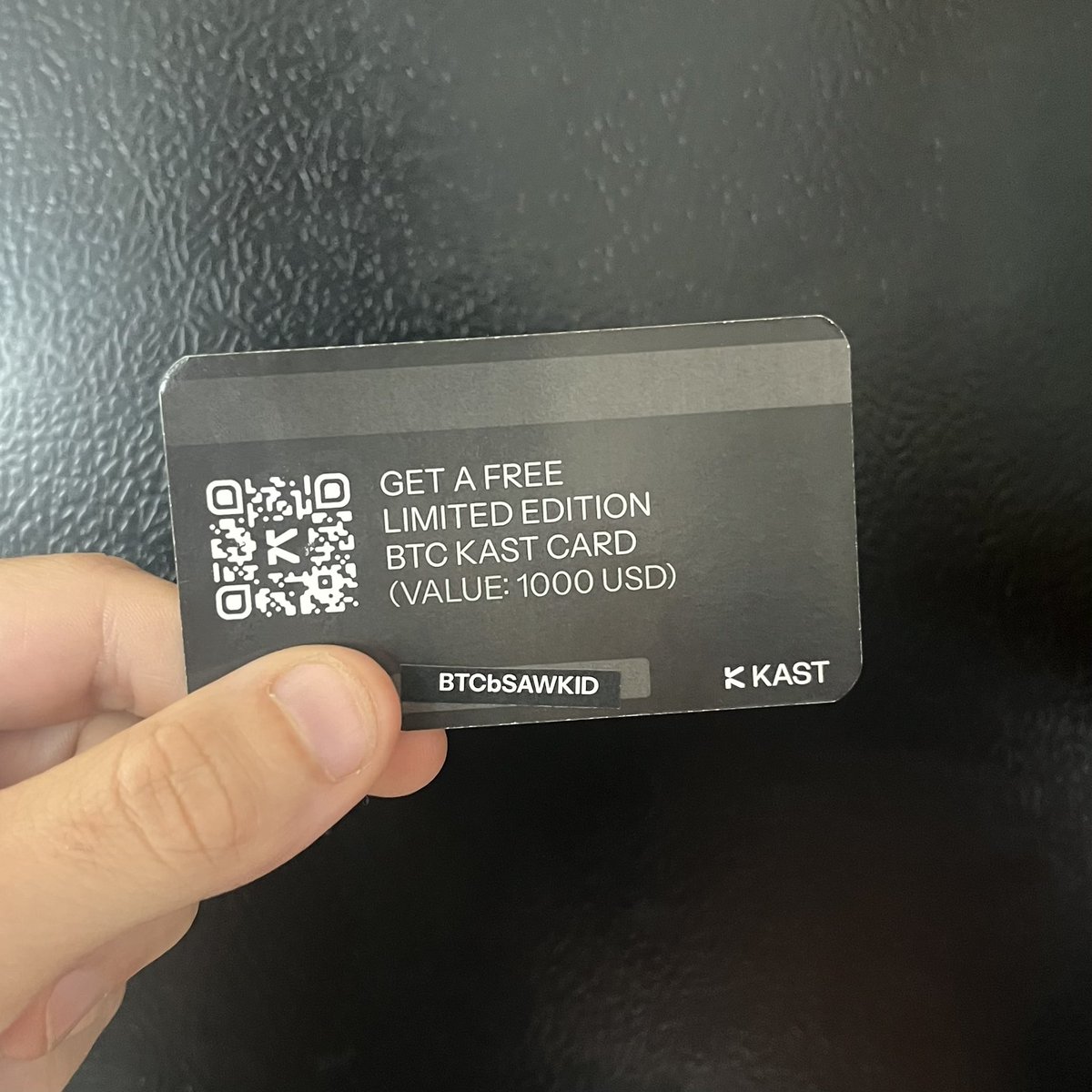 Black Bitcoin Card ⚫️ First come, first serve…