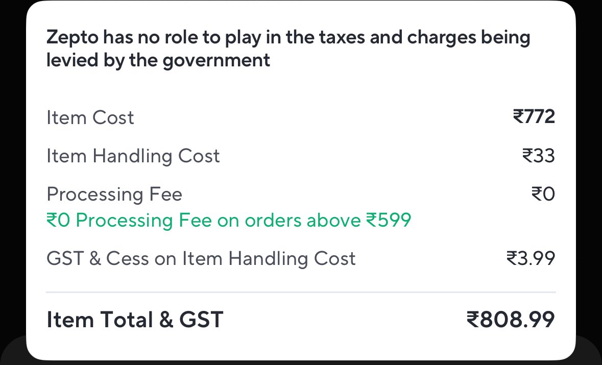 murali_mk's tweet photo. @ZeptoNow @ZeptoNow Why is the same product showing a higher item handling cost under Zepto Super Saver compared to regular Zepto? 🤔
Isn’t Super Saver supposed to save us money? 🧐
#Zepto #SuperSaver #HiddenCharges #OnlineGrocery https://t.co/7K2nwpGqtL