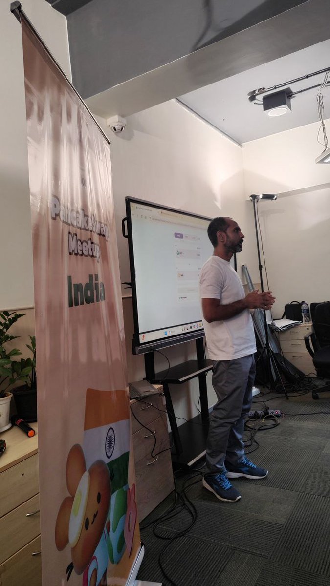 Omzen (@shyamv78) on Twitter photo It was an awesome evening of learning, fun, quizzes and great community bonding. Taking Defi renaissance to the next level with <a href="/PancakeSwap/">PancakeSwap</a> meetup Mumbai
#pancakeswapindia It was an awesome evening of learning, fun, quizzes and great community bonding. Taking Defi renaissance to the next level with <a href="/PancakeSwap/">PancakeSwap</a> meetup Mumbai
#pancakeswapindia