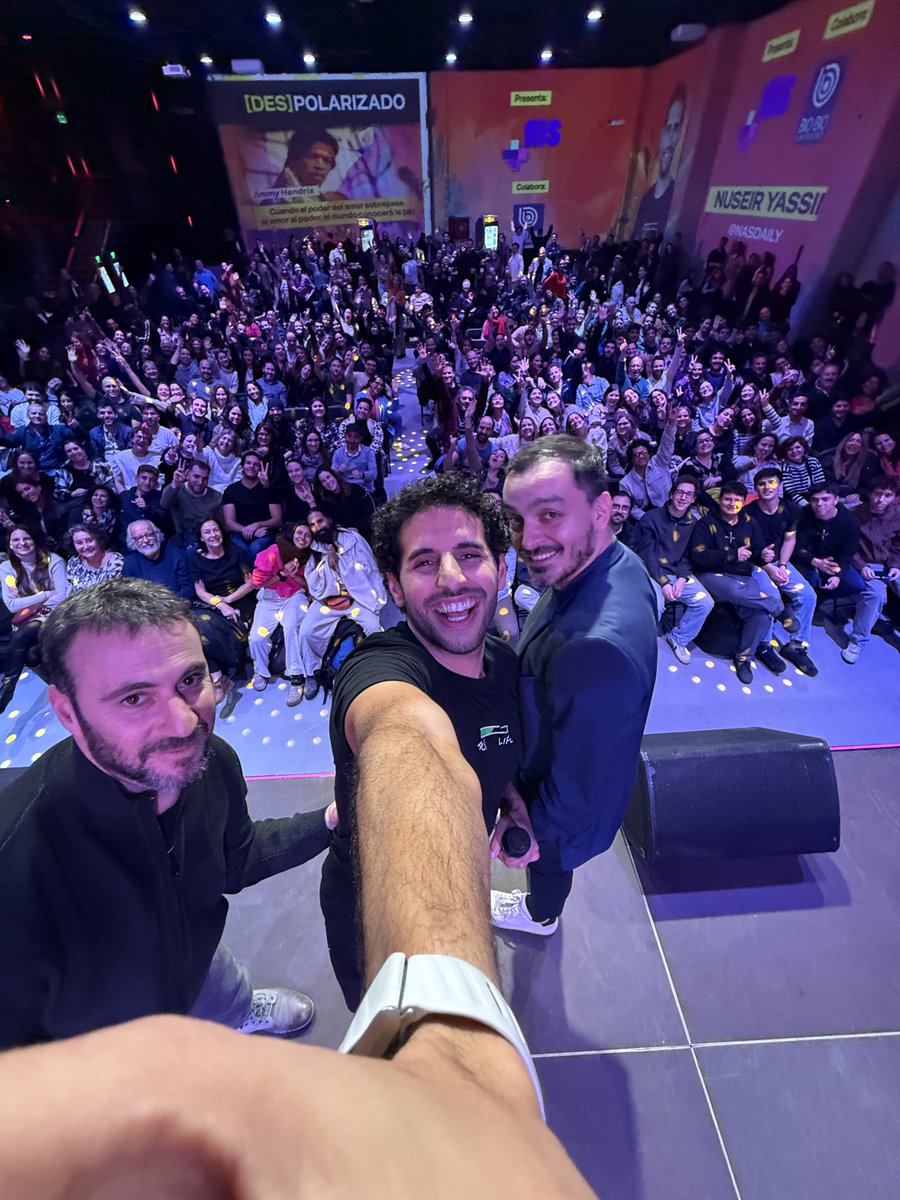 many wanted to protest this
others were too scared to attend

we did it anyway. a co-existence festival that brought together 600 Jews and Palestinians for one night. 

This was in Chile - the country with the most Palestinians in the world and a strong jewish population.