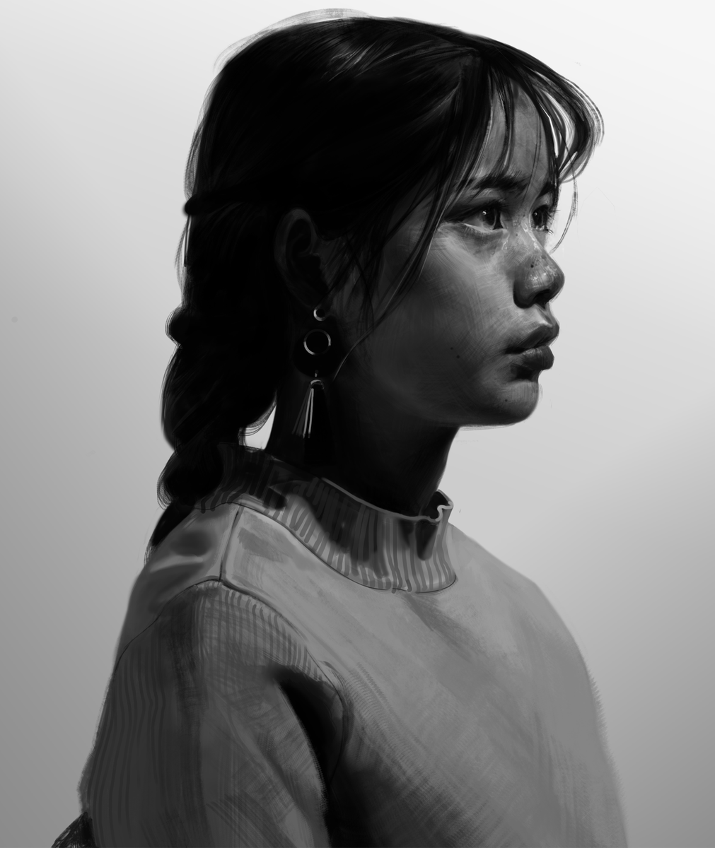 grimcatt's tweet photo. portrait studyy https://t.co/uCw9MkIJ06