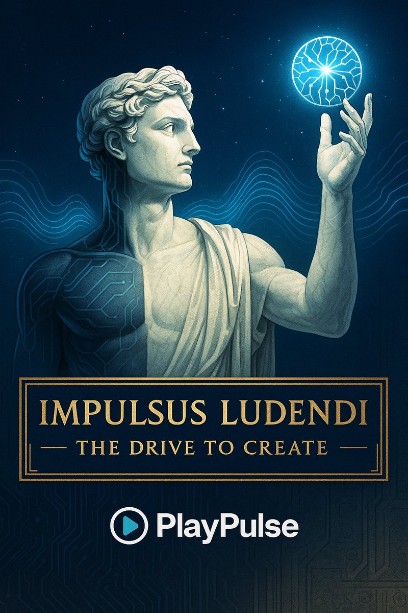 PlayPulseAi's tweet photo. Not just momentum. Impulsus Ludendi.
The pulse of AI, the drive to build, the art of play.
We don’t copy systems—we reimagine creation itself.”
#PlayPulseAI #ImpulsusLudendi #BuildVertical #AIstartup #InnovationCulture #NoCodeTools #FutureMakers https://t.co/vQiCMIW7Uk