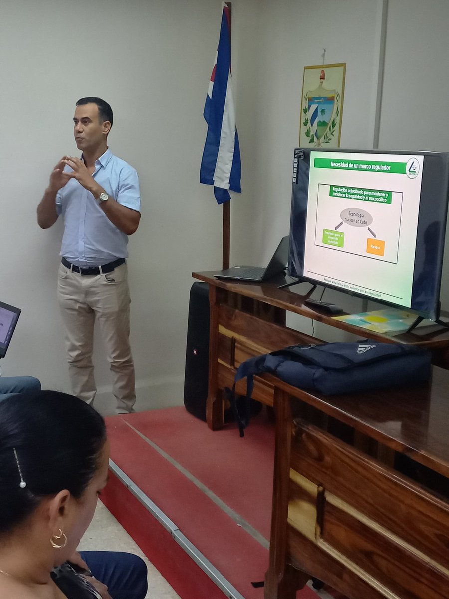 2da  Bienal de Radiofisica y Protección Radiológica en las prácticas médicas. "Diseminando la ciencia y la experiencia",  del Hosp. "Abel Santamaría" en Pinar Del Río. <a href="/DSNORSA/">Dirección de Seguridad Nuclear</a> presentó actualizaciónDecreto Ley sobre el uso de la energía nuclear y las radiaciones ionizantes.