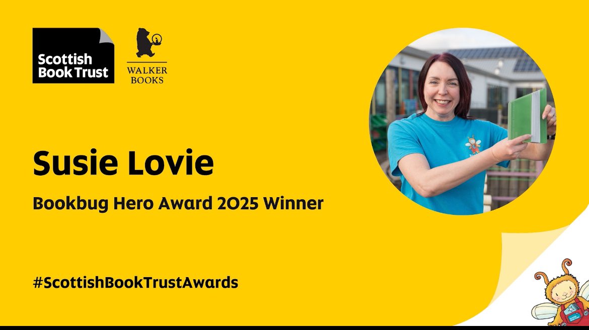 Lovie656Suzy's tweet image. @lorraine lets shout about Bookbug hero 2025! inspiring our children and parents to read and sing together #bookbug #families #friday fellas#