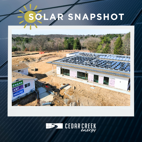 Solar Snapshot ☀️ We recently powered up a 59 kW DC solar installation for the Eagan Art House!
🏛️ Industry: Municipal Government
Projects like this help communities lower costs and reduce their environmental impact. Thanks to our partners for supporting local energy solutions!