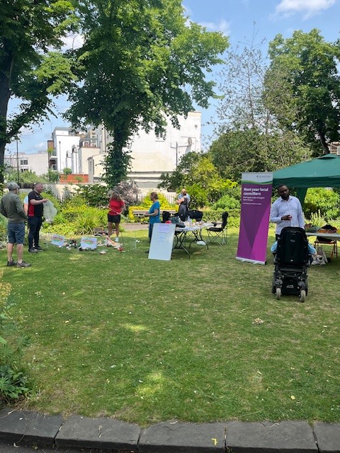 Holloway Officers in company with Islington Community Safety Team at the Fun Day.
