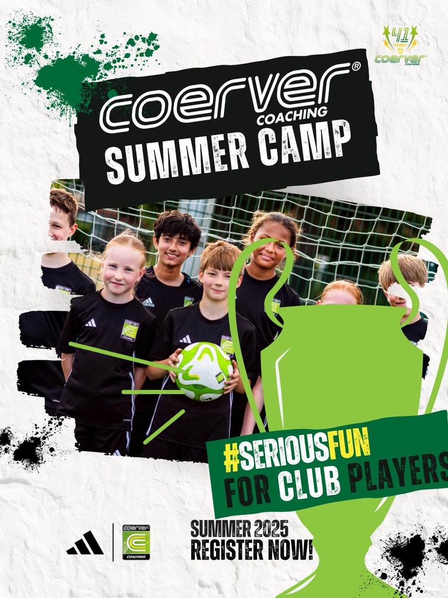 As the biggest stars in Europe step onto the pitch tonight, it’s the perfect reminder of what the game is all about – skill, confidence, and creativity.

At Coerver® Summer Camps, we help club players take their game to the next level 

👉 tinyurl.com/4akdkh6