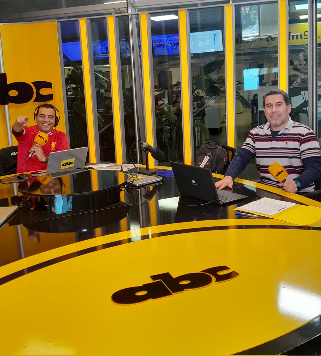 Javier Núñez (@javiernez) on Twitter photo Ya estamos en <a href="/ABCCardinal/">ABC Cardinal 730 AM</a> con el gran <a href="/Benru79/">Rubén Darío Orué Melgarejo</a> en la cabina central, para la enorme cobertura de la "Final de la Champions" por la más potente del pais. Ya estamos en <a href="/ABCCardinal/">ABC Cardinal 730 AM</a> con el gran <a href="/Benru79/">Rubén Darío Orué Melgarejo</a> en la cabina central, para la enorme cobertura de la "Final de la Champions" por la más potente del pais.