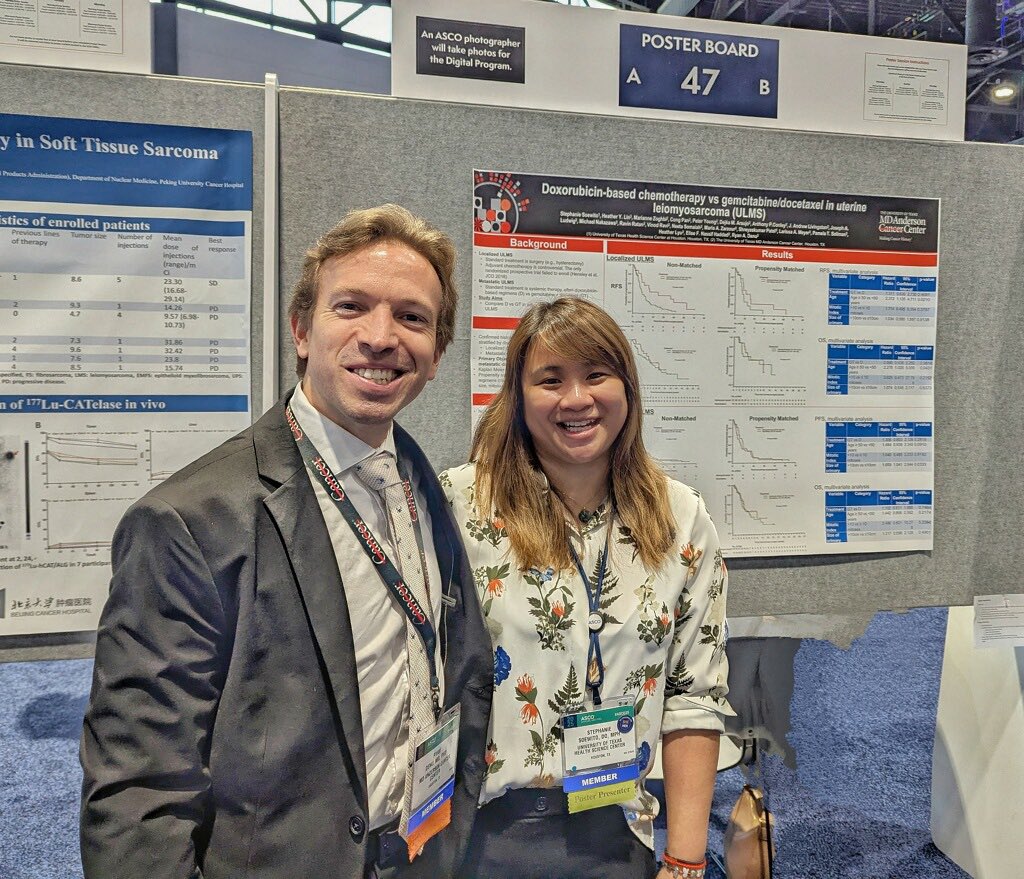 Ryan Denu, MD, PhD (@ryandenu) on Twitter photo Congrats to Stephanie presenting our work on optimal treatment of uterine #leiomyosarcoma #ASCO25 #endcancer <a href="/MDAndersonNews/">MD Anderson Cancer Center</a> Congrats to Stephanie presenting our work on optimal treatment of uterine #leiomyosarcoma #ASCO25 #endcancer <a href="/MDAndersonNews/">MD Anderson Cancer Center</a>