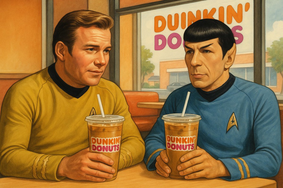 Starfleet runs on Dunkin'.