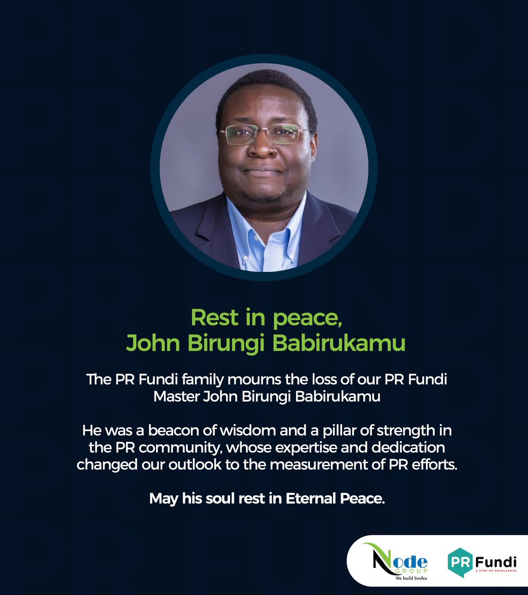 Hey friends, I want to take a moment to remember my friend John B. Babirukamu, who tragically left us a year ago on this day. I'll never forget the day I heard the news. I was driving to Mbarara for a friend's giveaway, a kuhingira ceremony, when I tried calling John at 9 am to