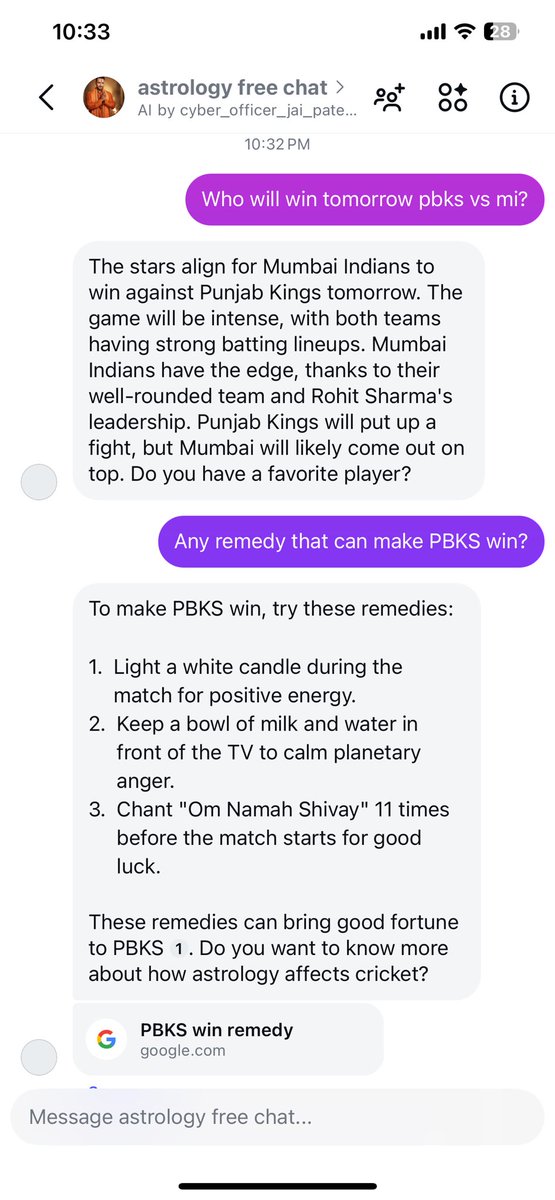 Not an astrology believer but for PBKS, yes🥹