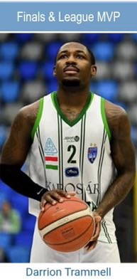 CCSFMBB's tweet image. Congrats to former undefeated Ram Darrion Trammell on being named regular season and finals MVP of the Hungarian league. #ProRams