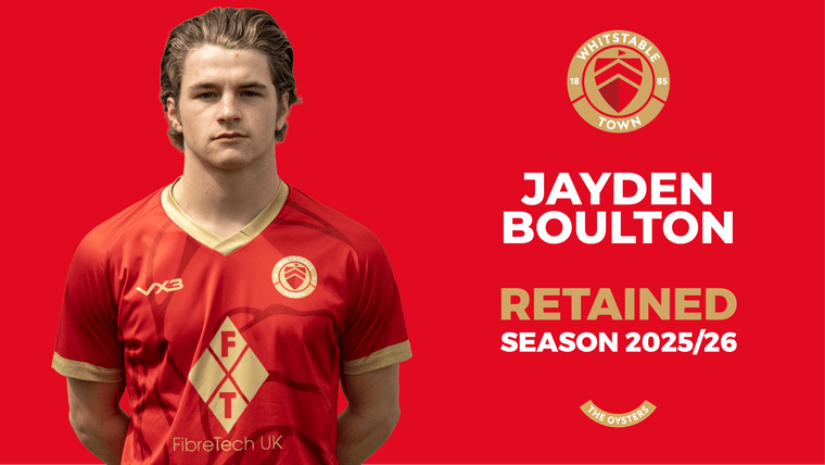 Jayden Boulton Retained 25/26 Season

Proven performer commits to another year of grit and determination.
whitstabletownfc.club/news/jayden-bo…
