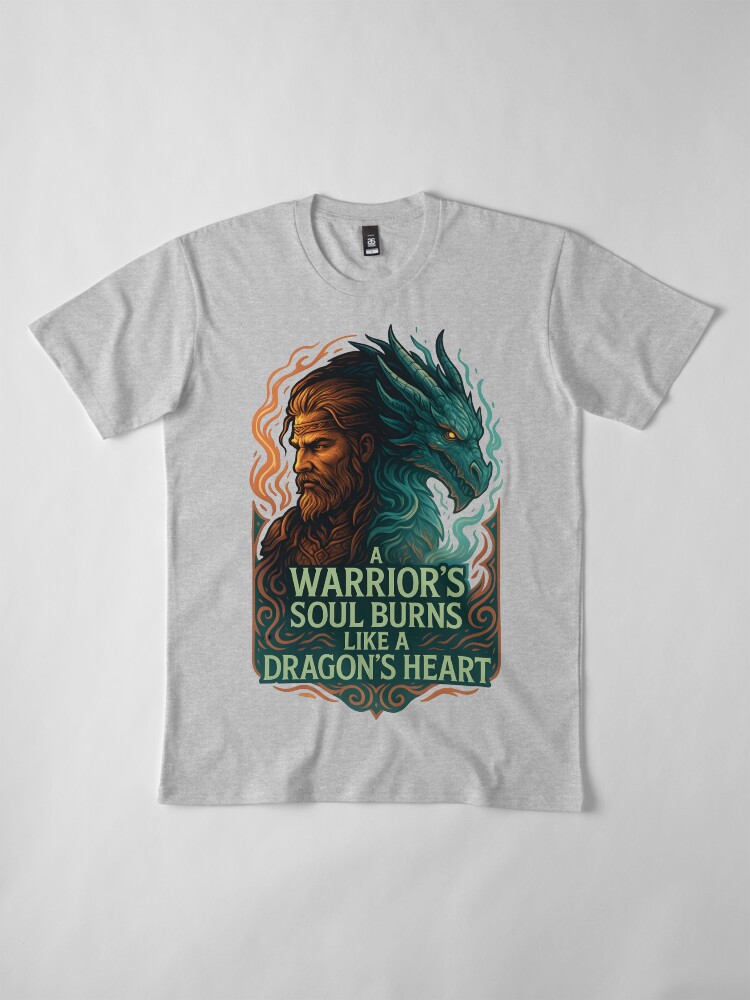 Maximilian2878's tweet image. &quot;A warrior’s soul burns like a dragon’s heart.&quot; 🐉⚔️
Channel your inner beast with this epic fantasy design.
🔥 For fans of dragons, warriors &amp;amp; RPG worlds.
🛒 Grab it now on Redbubble
👉redbubble.com/shop/ap/171115…
#FantasyArt #DragonDesign #WarriorSoul  #DnDStyle #MythicalWear