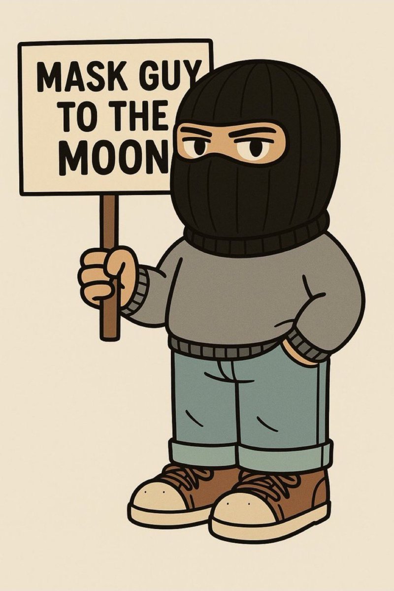 Slim_Kojo's tweet photo. @pumpdotfun Just a #maskguy ready to go to the moon https://t.co/b81zFJLxcK