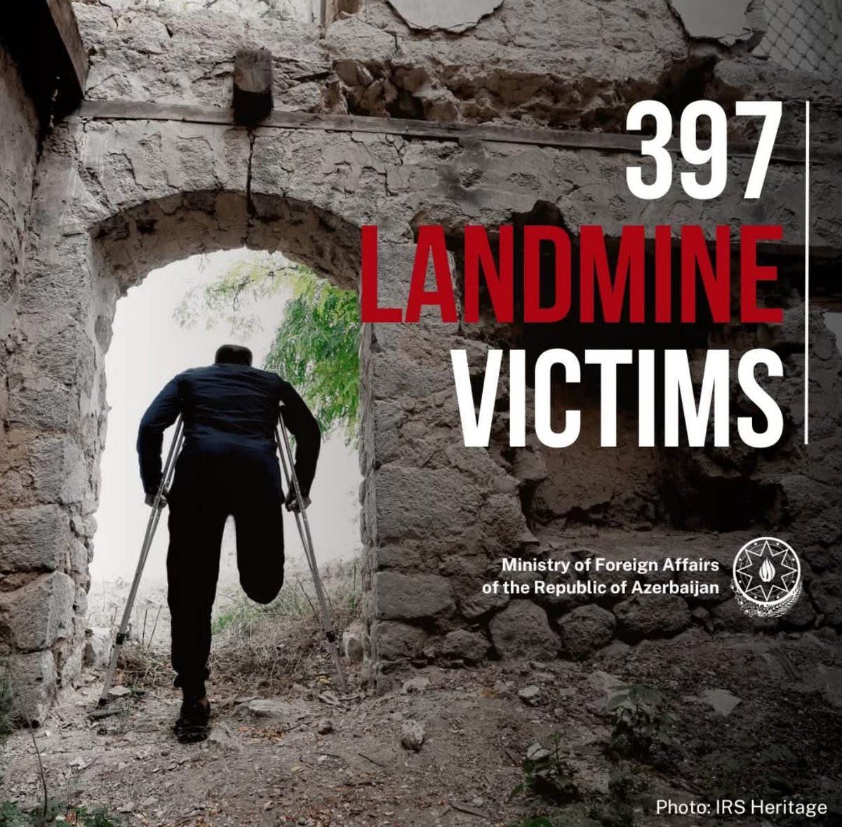 💥L’explosion d’une #mine terrestre frappe des civils en #Azerbaïdjan pour la deuxième journée consécutive.

La pose indiscriminée de mines terrestres par l’#Arménie depuis les années 1990, y compris après la guerre de 2020, continue de #tuer et de #mutiler des civils