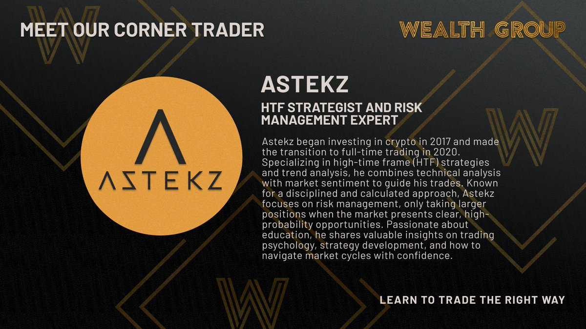🧿 Astekz (<a href="/astekz/">Astekz</a>)

<a href="/astekz/">Astekz</a> began his crypto journey in 2017 and went full-time in 2020. He excels in high-time frame strategies and trend analysis, taking large positions only when the market presents high-probability opportunities. 📊

Ready to trade like a pro? Join