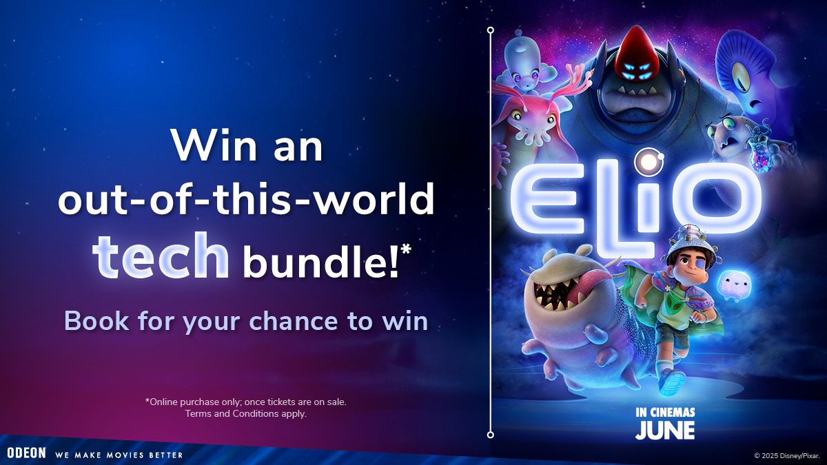 ODEON (@odeoncinemas) on Twitter photo Get ready for a cosmic adventure like no other! ๐
Book your tickets for Elio and be in with a chance to WIN an out-of-this-world tech bundle!* ๐ธ Heโs unexpected, heโs on a mission, and he might just bring the universe to your door.๐ซ
*T&Cs apply - bit.ly/4kCTnAm Get ready for a cosmic adventure like no other! ๐
Book your tickets for Elio and be in with a chance to WIN an out-of-this-world tech bundle!* ๐ธ Heโs unexpected, heโs on a mission, and he might just bring the universe to your door.๐ซ
*T&Cs apply - bit.ly/4kCTnAm