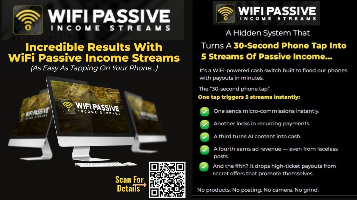 bsssbooster's tweet photo. Wifi Passive Income Streams– a system that generates multiple passive income streams from your phone!
https://t.co/c2RheYSUlx

#method #brandnew #income #Streams #WiFi  #OnlineBusiness #WiFi7 #earnings #WorkFromHome  #MakeMoneyOnline #Davido #WESLEY #nunew #Sofia #Dodge #Rihanna https://t.co/HaKHF8X2av
