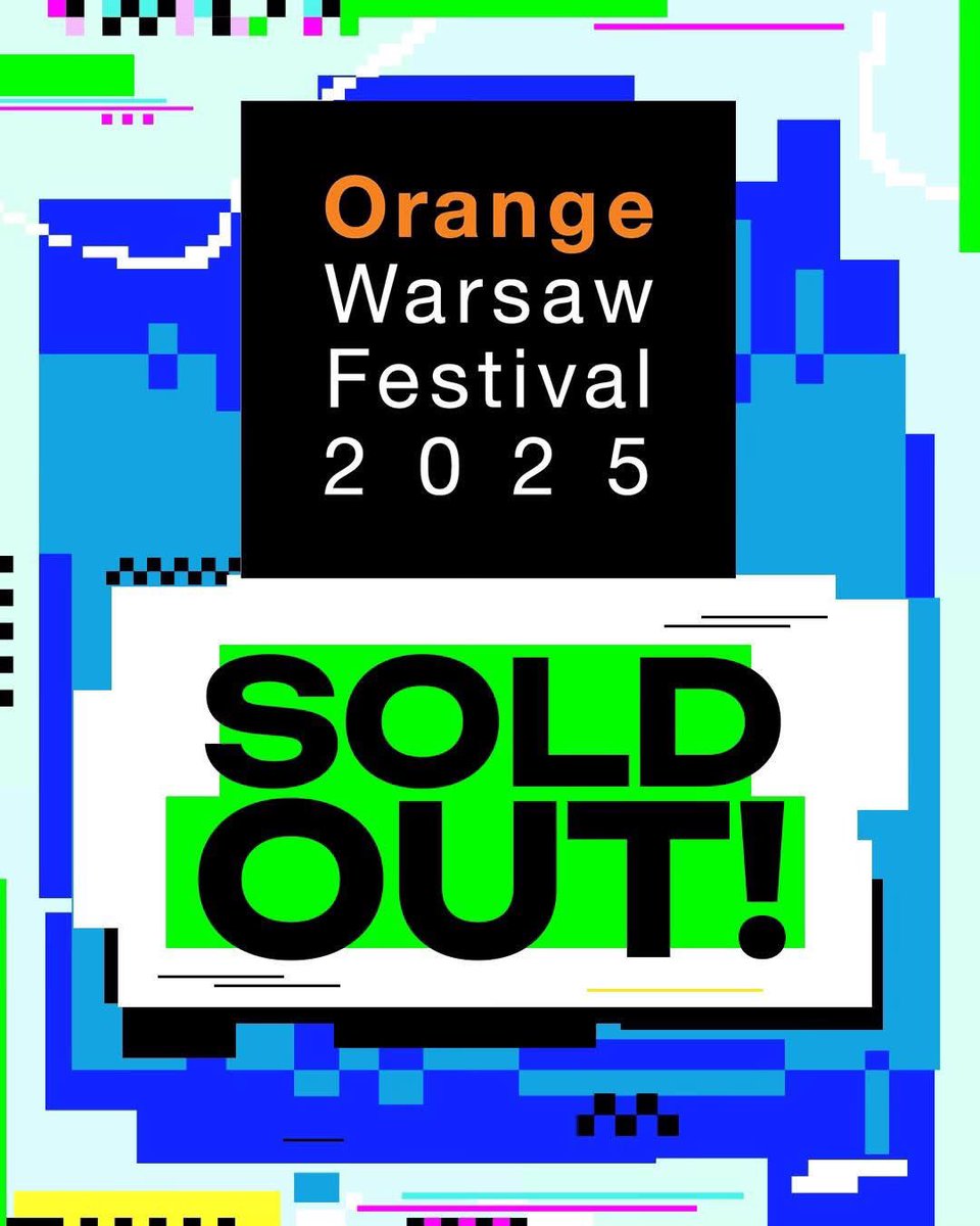 Orange Warsaw Festival (@orangewarsaw) on Twitter photo Bilety na Orange Warsaw Festival 2025 są wyprzedane! Przed nami epicki wieczór! OWF25 SOLD OUT!
<a href="/Orange_Polska/">Orange Polska</a> Bilety na Orange Warsaw Festival 2025 są wyprzedane! Przed nami epicki wieczór! OWF25 SOLD OUT!
<a href="/Orange_Polska/">Orange Polska</a>