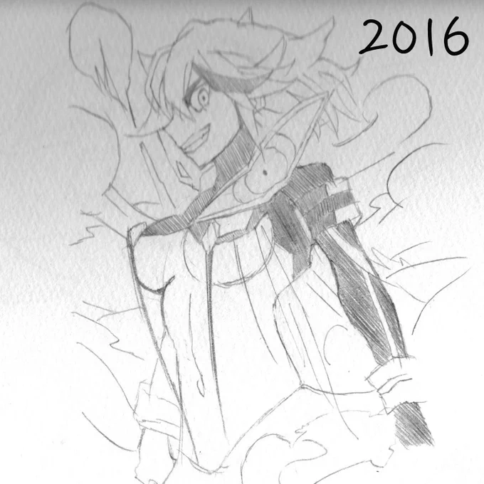 神絵師様が描かれた流子ちゃんを参考にして描いたもの。
もう10年近く前のもので、元の絵師さんのお名前が分からず申し訳ありません…💦
#キルラキル #killlakill 