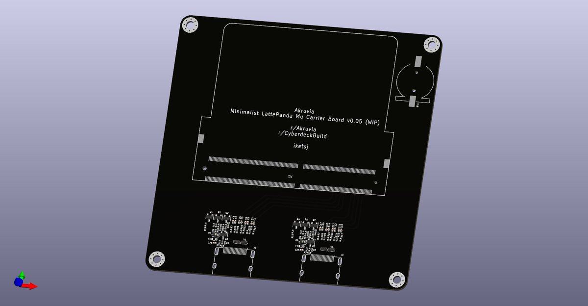 iketsj's tweet photo. I am currently working on a carrier board for the LattePanda Mu x86 compute module | Dual HDMI 2.0 routing https://t.co/9lnWpPeUaK