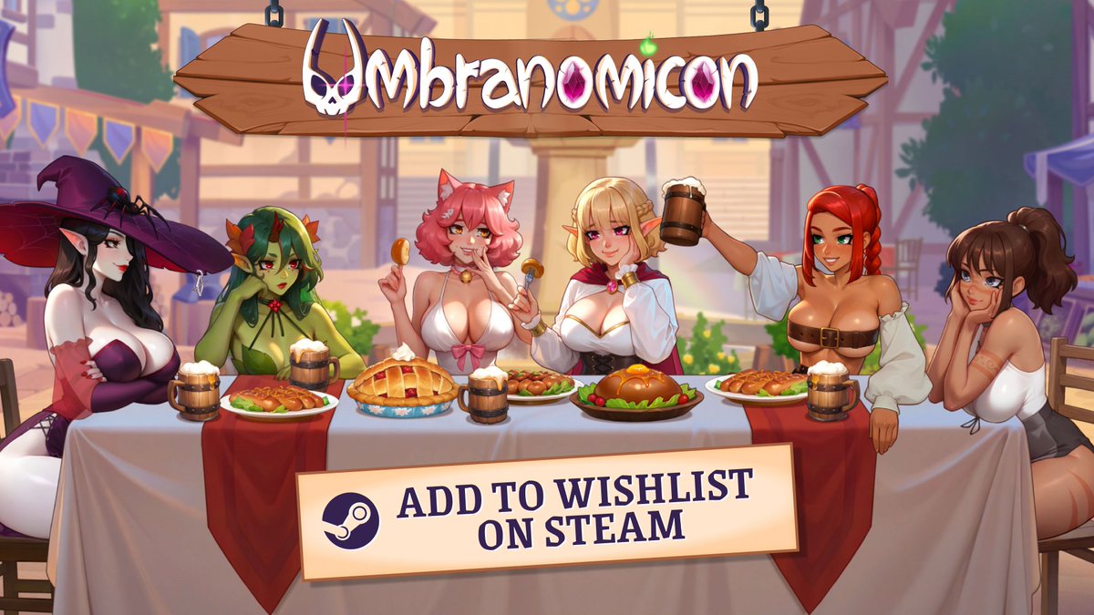 BecomingGame's tweet photo. Check out our friends Kingdom! 
Umbranomicon - new hentai game on steam

https://t.co/dsp93ZufKj

#steam #hentaigame #indiegame #screenshotsaturday https://t.co/FNvNeOvR4l