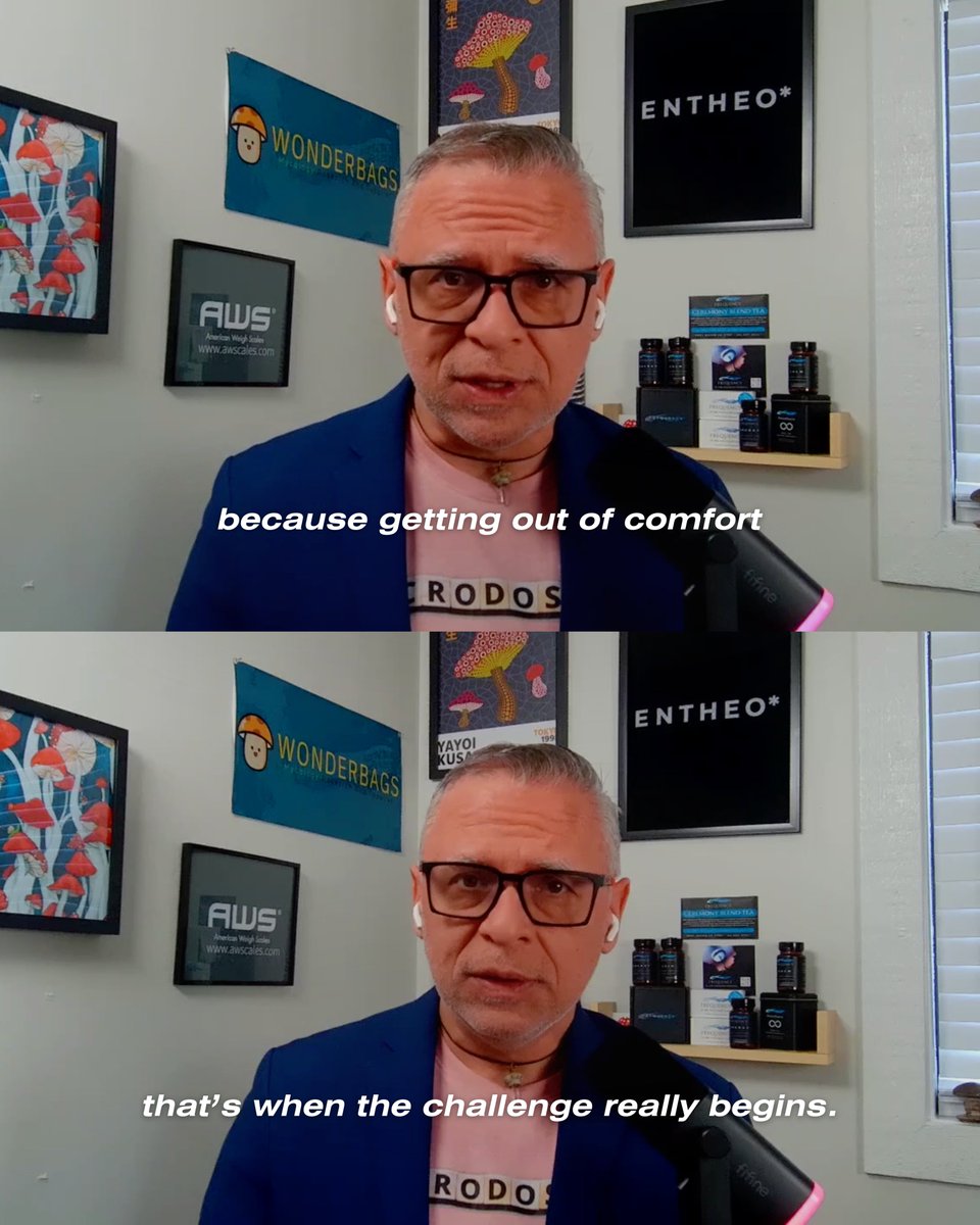 Comfort doesn’t mean you’re okay.
It just means you stopped asking for more.

This week, Cesar Marin breaks down what happens when staying safe becomes the real danger, and why discomfort might be the only way forward.

We talk about psychedelics, new paths, letting go of