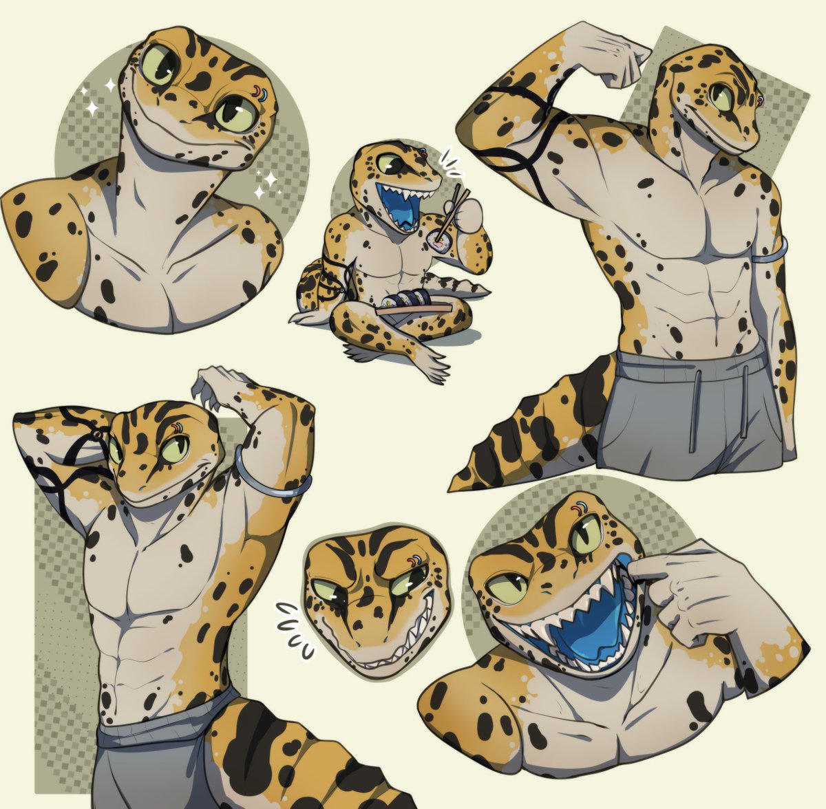 Character page comm from IG (delton.fluffwuff1) 🦎