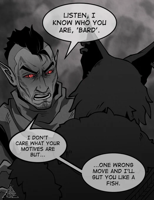 a very cordial conversation
#Skyrim 