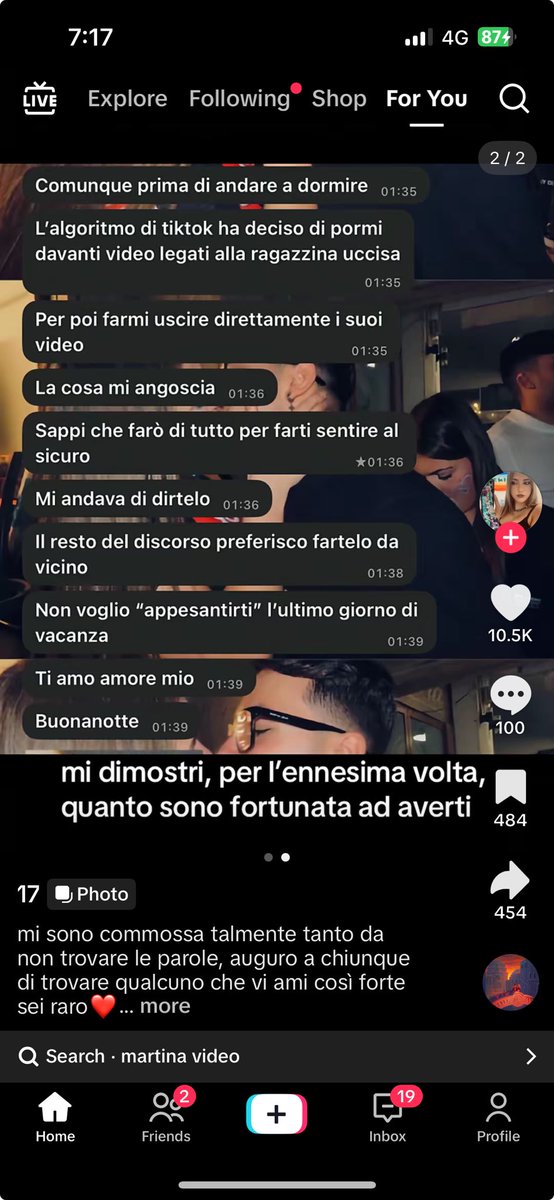 strumentalizzare l’ennesimo caso di femminicidio per mostrare quanto il vostro fidanzato sia un essere umano decente è schifoso e imbarazzante comunque